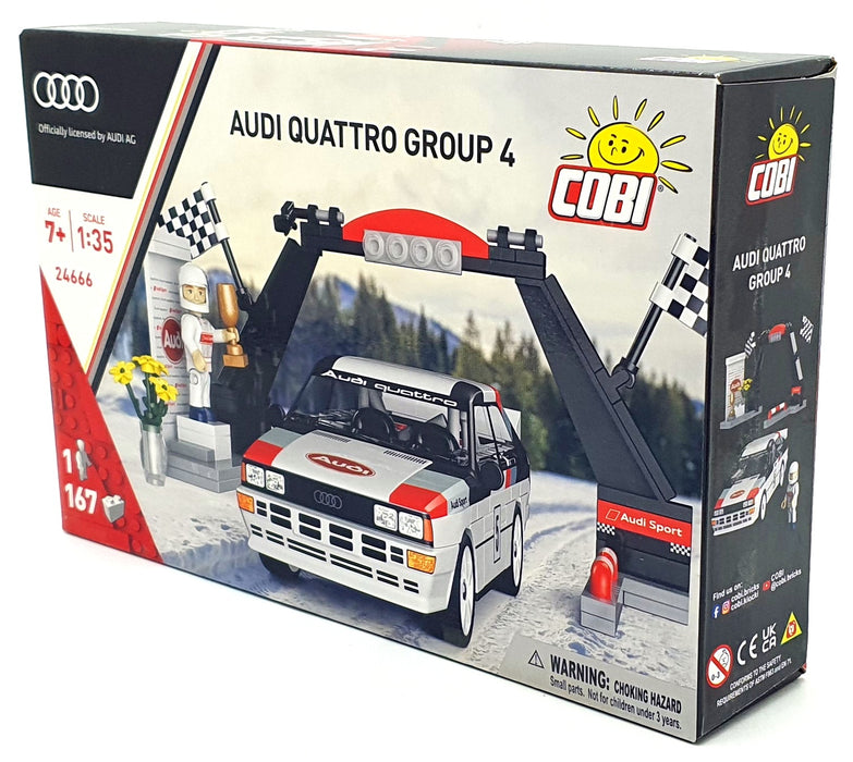Cobi Bricks 1/35 Scale 24666 - Audi Quattro Group 4 - 167 Pieces