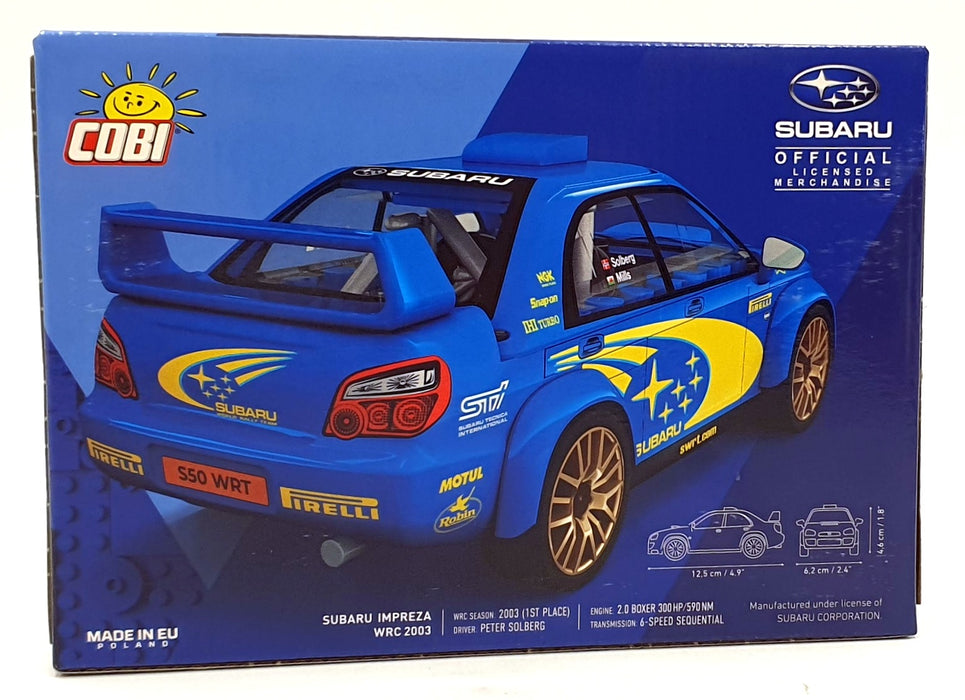 Cobi Bricks 1/35 Scale 24650 - Subaru Imprezza WRC 2003 - 88 Pieces