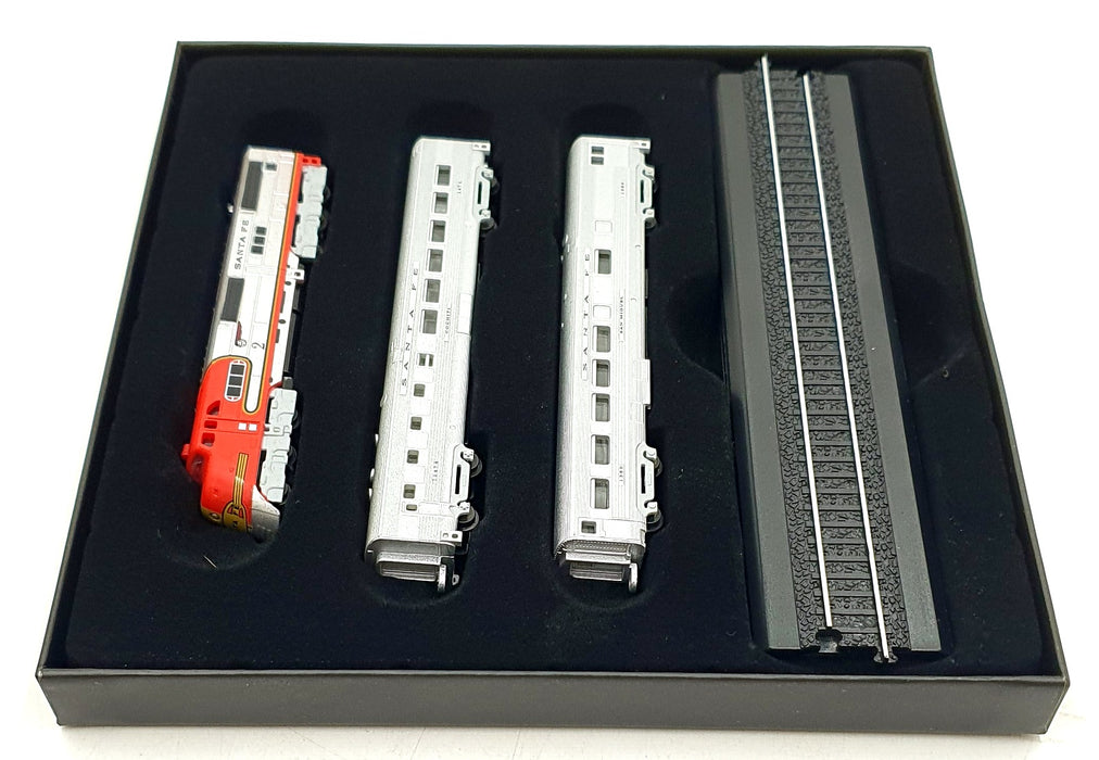 Atlas 1/220 Scale Static Model 7 165 125 Santa Fe Super Chief Train & 2 Coaches