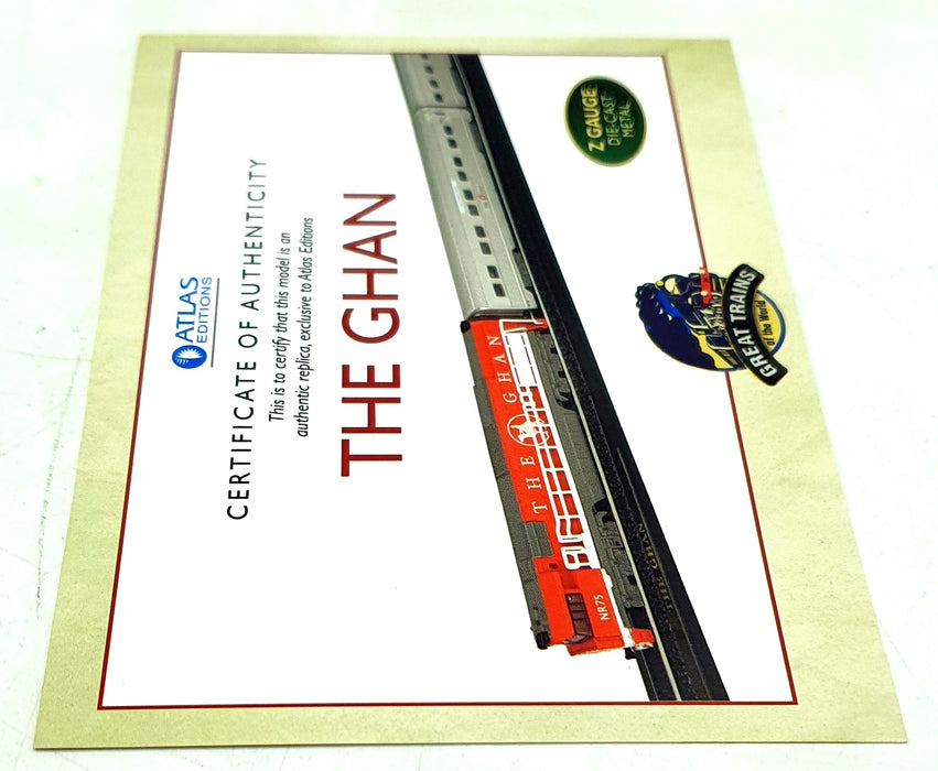 Atlas 1/220 Scale Static Model 7 165 123 - The Ghan Train & 2 Coaches