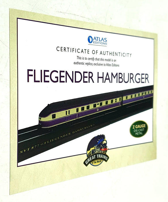 Atlas 1/220 Scale Static Model 7 165 108 Fliegender Hamburger Train & 2 Coaches