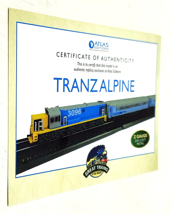 Atlas 1/220 Scale Static Model 7 165 121 - Tranzalpine Train & 2 Coaches