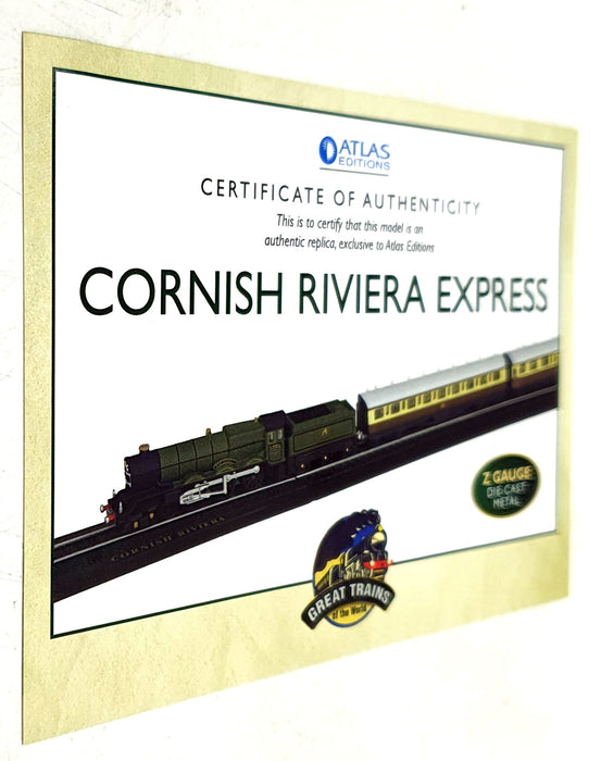 Atlas 1/220 Scale Static Loco 7 165 113 Cornish Riviera Express Train & 2Coaches