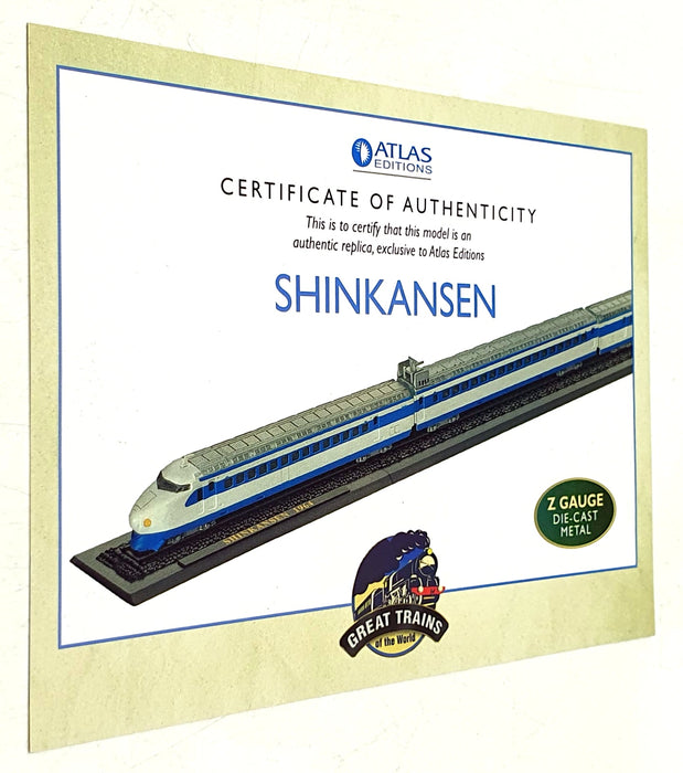 Atlas 1/220 Scale Static Model 7 165 109 - Shinkansen & 2 Coaches