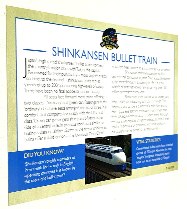 Atlas 1/220 Scale Static Model 7 165 109 - Shinkansen & 2 Coaches