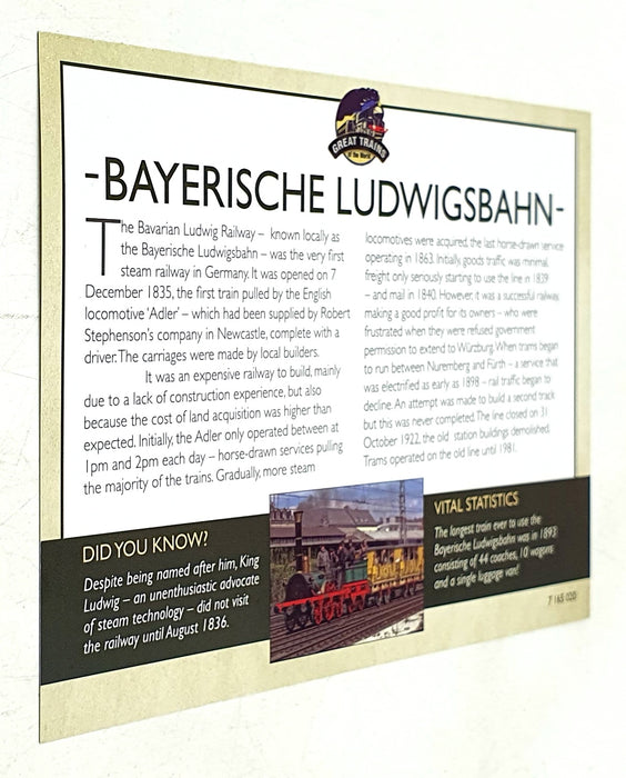 Atlas 1/220 Scale Static Model 7 165 120 - Bayerische Ludwigsbahn Train