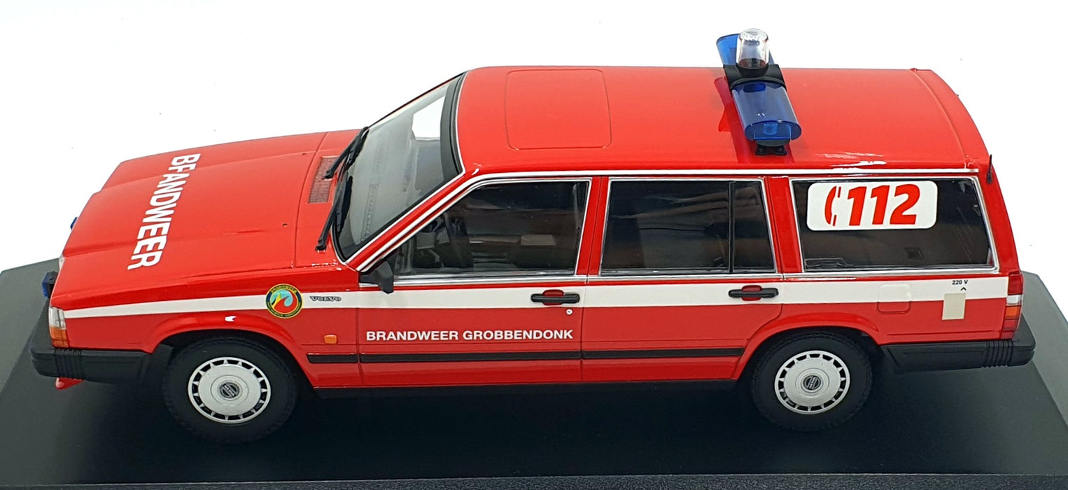Minichamps 1/18 Scale Diecast 155 171795 1986 Volvo 740 GL Belgium Fire Dept