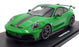 GT Spirit 1/18 Scale Resin GT576 - Porsche 911 992.2 GT3 - Green/Black