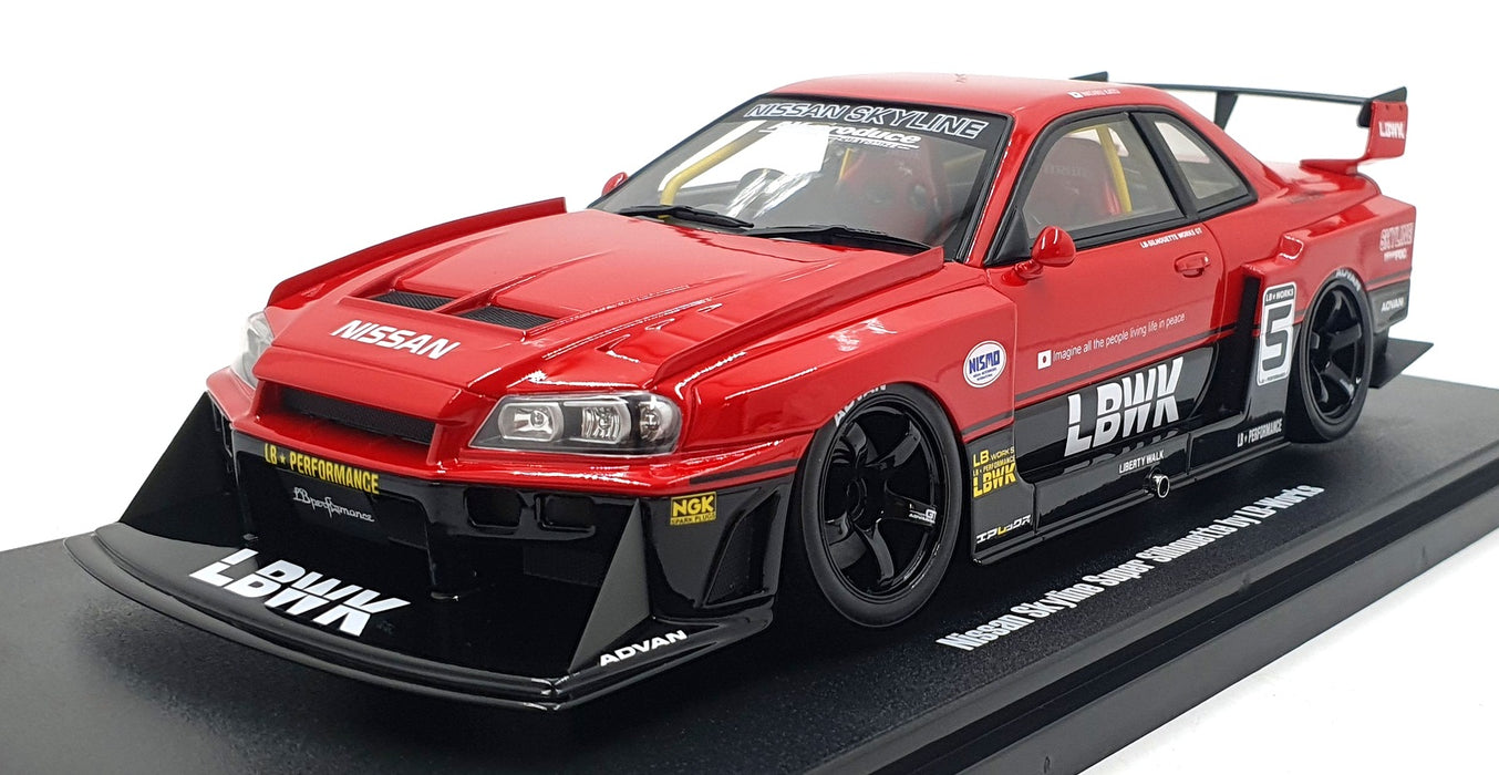 GT Spirit 1/18 Scale Resin GT570 - Nissan Skyline Super Silhouette by LB - Works