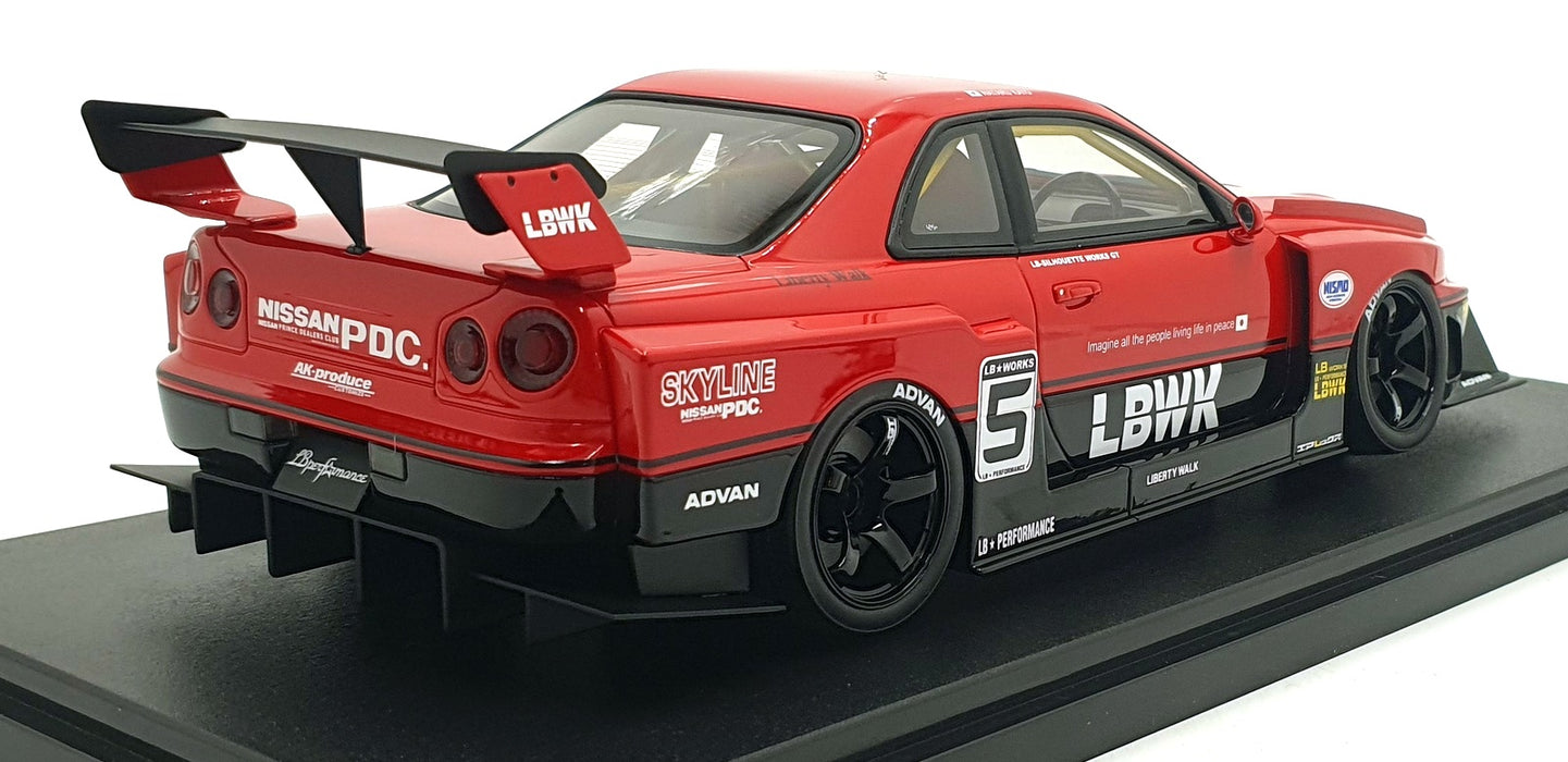 GT Spirit 1/18 Scale Resin GT570 - Nissan Skyline Super Silhouette by LB - Works