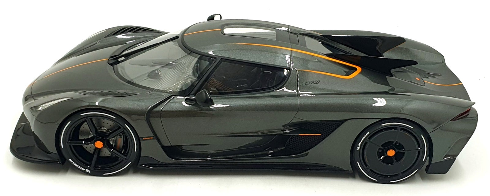 GT Spirit 1/12 Scale Resin GT575 - Koenigsegg Jesko Absolut - Graphite Grey
