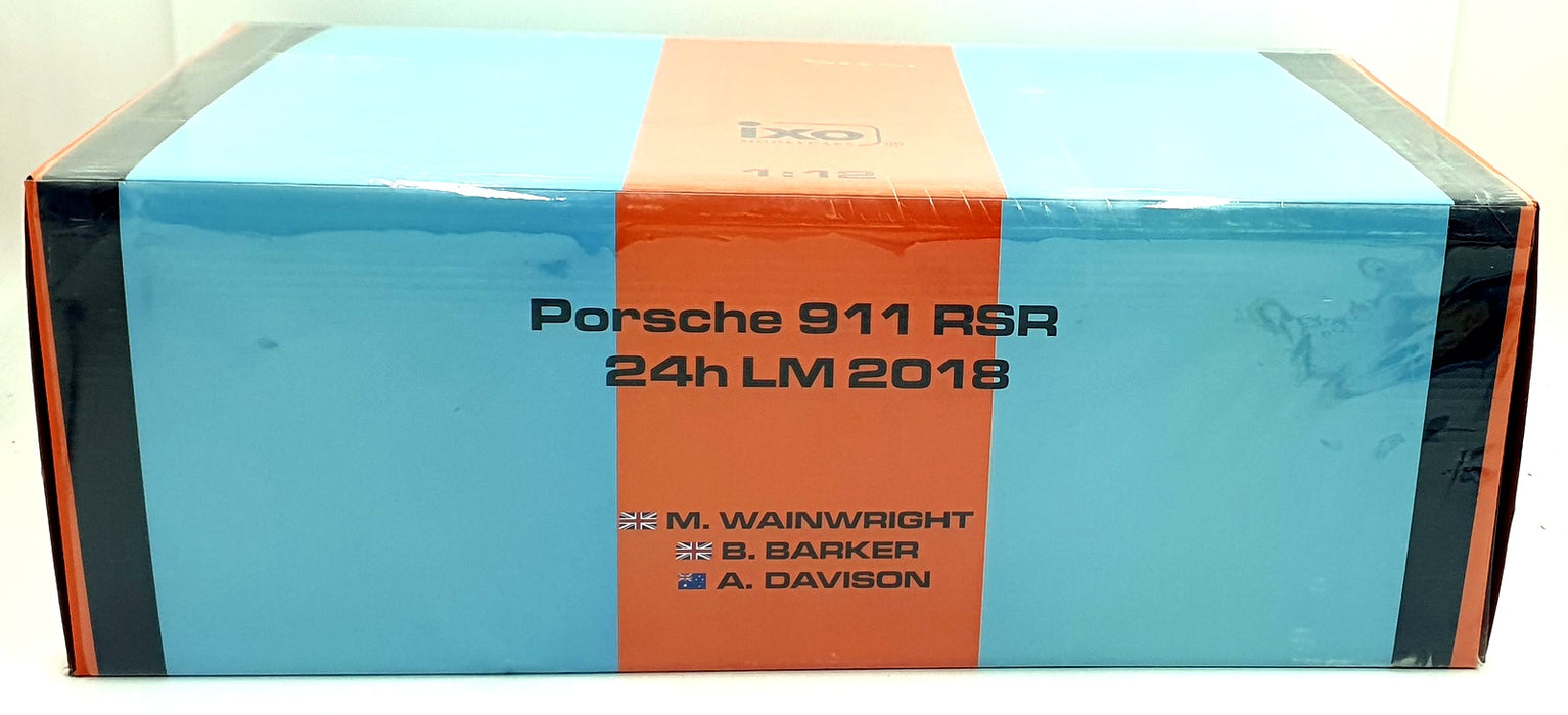 IXO 1/12 Scale LEGT12008 - Porsche 911 RSR #86 24Hr Le Mans 2018