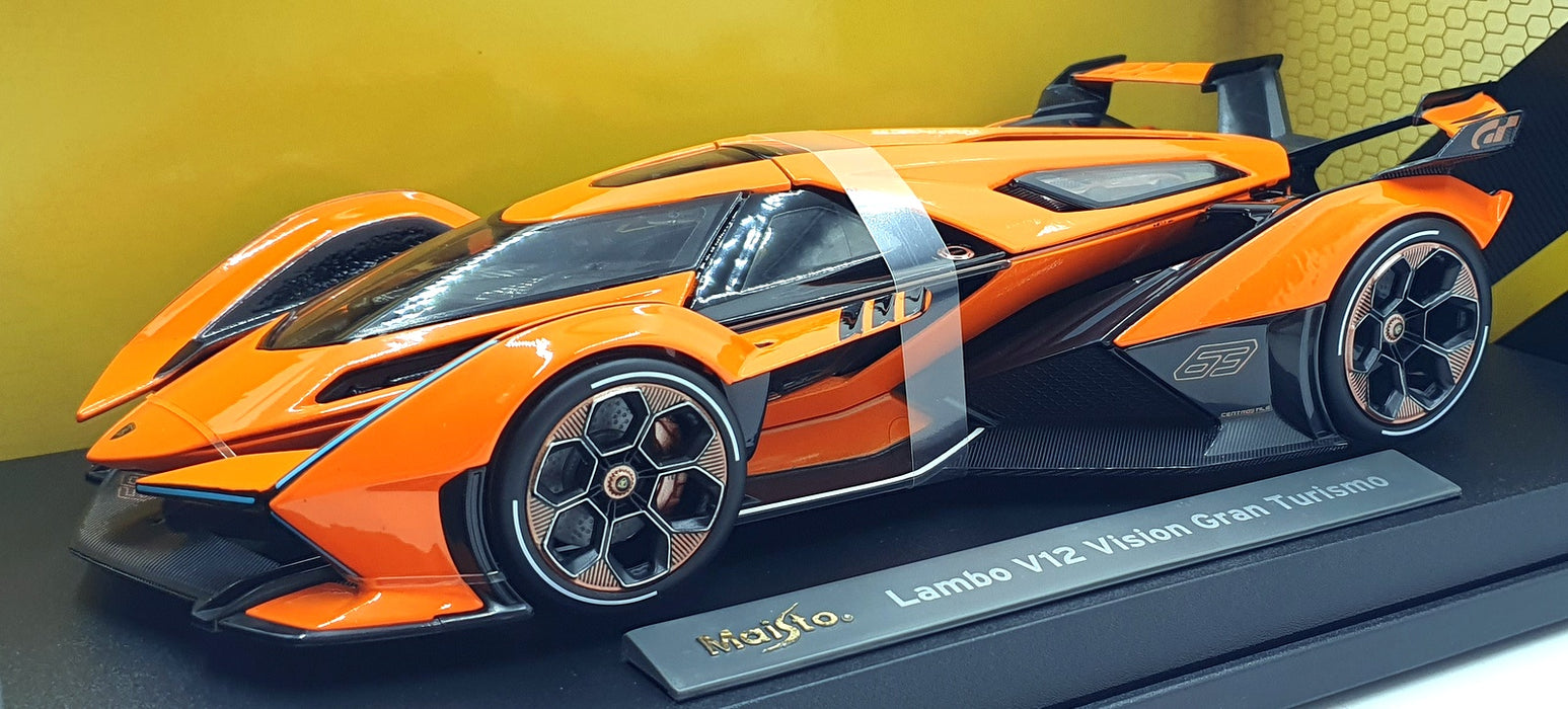 Maisto 1/18 Scale Diecast 36454 - Lamborghini V12 Vision Gran Turismo - Orange