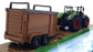 Burago 1/50 Scale 18-31652 Fendt 1050 Vario Tractor Livestock Transport Trailer