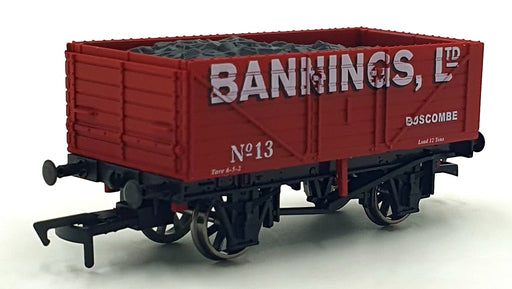 Dapol OO Gauge (1/76) B1308 - Banning's Open Wagon Boscombe #13 - Red