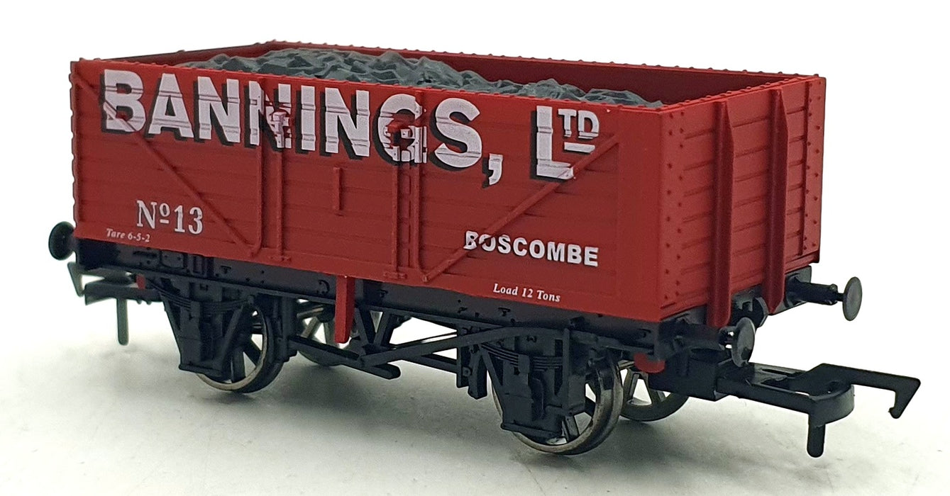 Dapol OO Gauge (1/76) B1308 - Banning's Open Wagon Boscombe #13 - Red