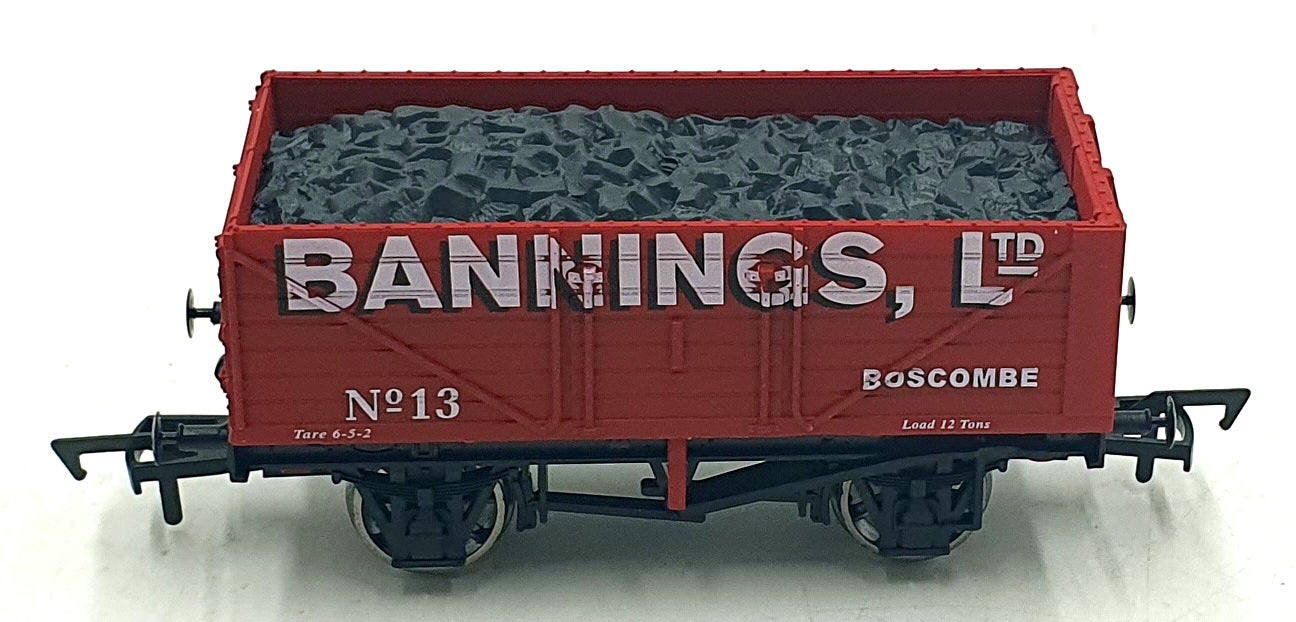 Dapol OO Gauge (1/76) B1308 - Banning's Open Wagon Boscombe #13 - Red