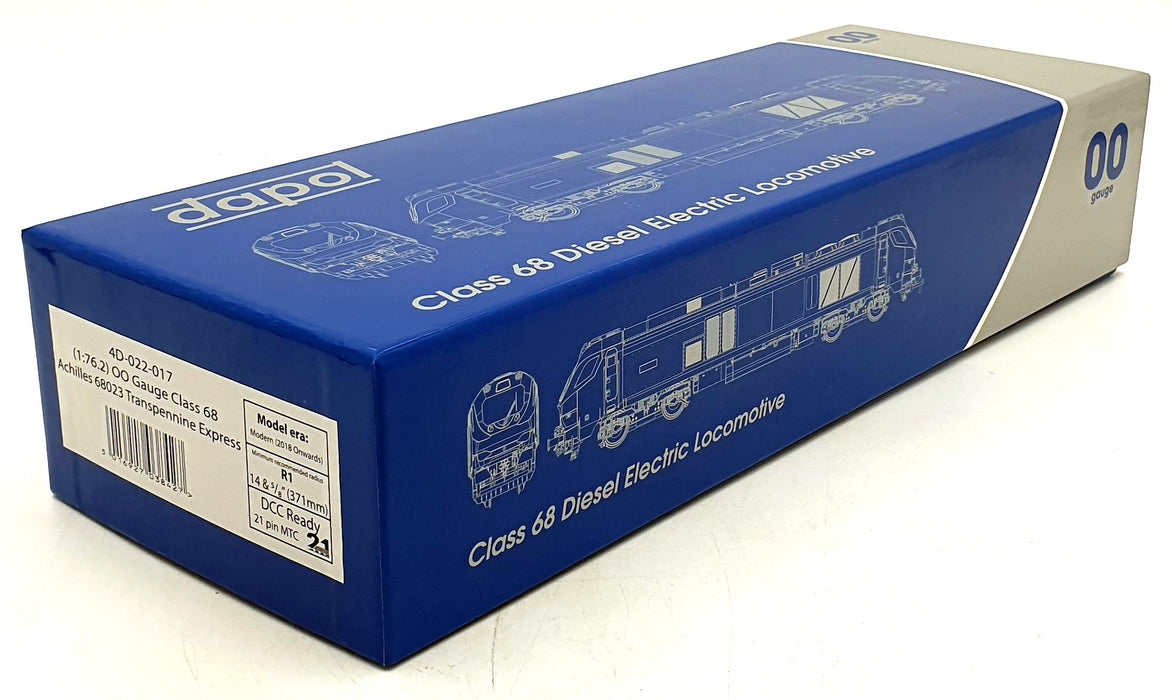 Dapol OO Gauge 4D-022-017 Class 68 Diesel Loco Achilles 68032 Transpennine Ex.