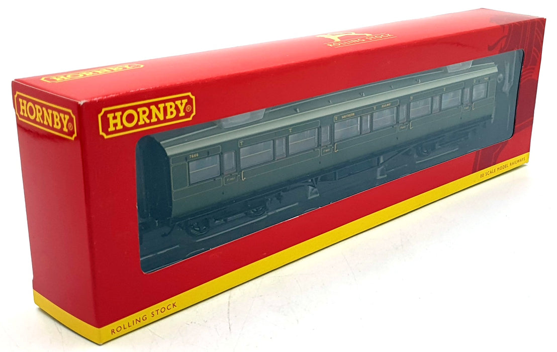 Hornby OO Gauge (1/76) R 4298B - SR Maunsell Corridor 1st Class Coach '7666'