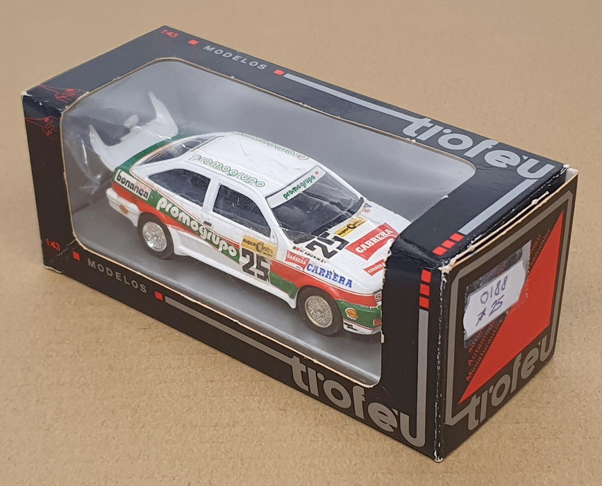 Trofeu 1/43 Scale 0188 - Ford Sierra RS Cosworth Rally Car #25 - White/Green/Red