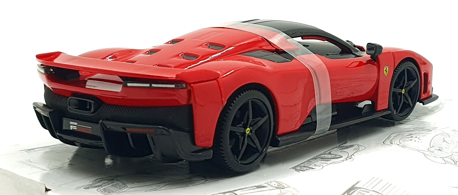 Burago 1/24 Scale Diecast 18-26034 - Ferrari F80 - Red