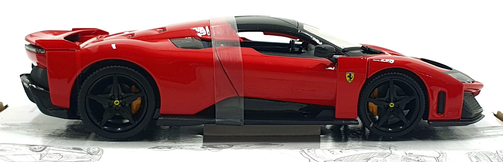 Burago 1/24 Scale Diecast 18-26034 - Ferrari F80 - Red