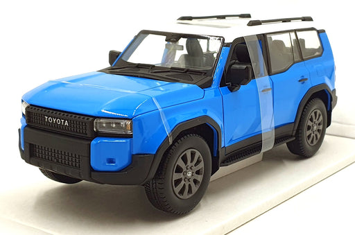 Maisto 1/24 Scale 32924 - Toyota Land Cruiser - Blue/White