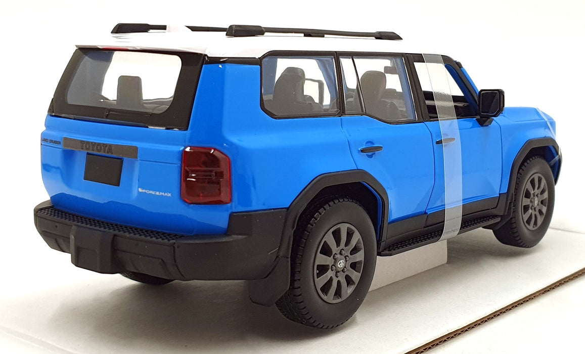 Maisto 1/24 Scale 32924 - Toyota Land Cruiser - Blue/White