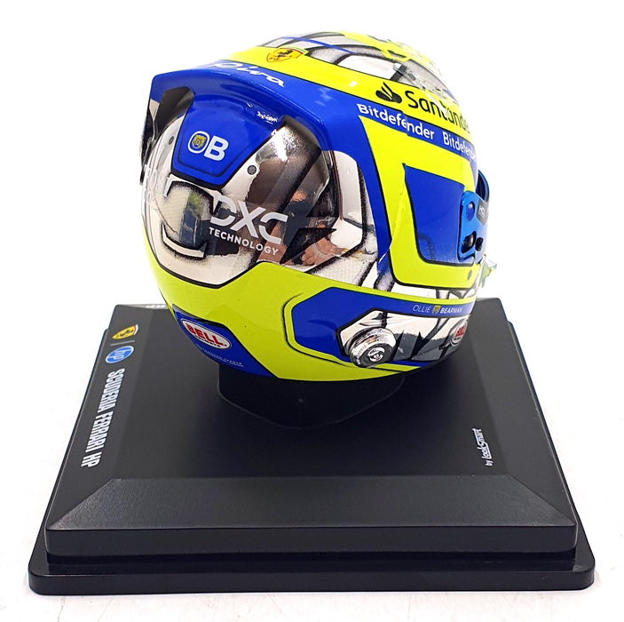 Look Smart 1/5 Scale LSHEL019 F1 Helmet Oliver Bearman 2024 SA GP Ferrari