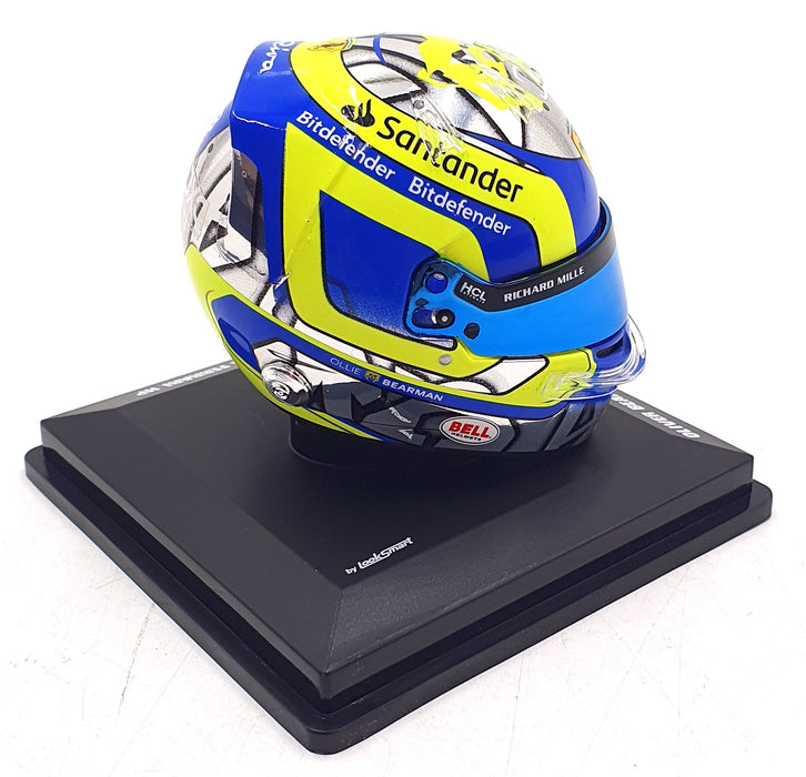 Look Smart 1/5 Scale LSHEL019 F1 Helmet Oliver Bearman 2024 SA GP Ferrari