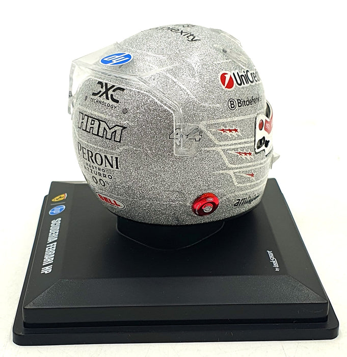 Look Smart 1/5 Scale LSHEL027 F1 Helmet Lewis Hamilton 2025 Las Vegas GP Ferrari