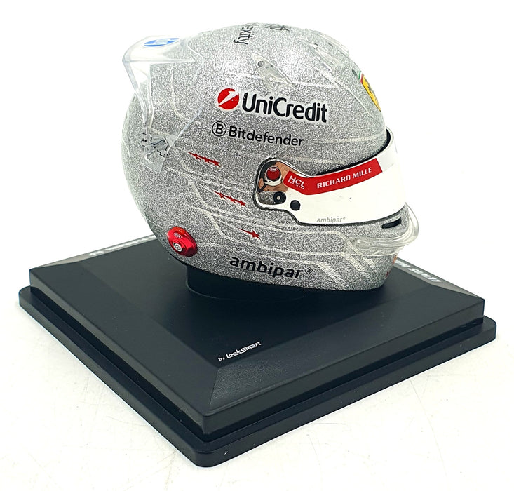 Look Smart 1/5 Scale LSHEL027 F1 Helmet Lewis Hamilton 2025 Las Vegas GP Ferrari