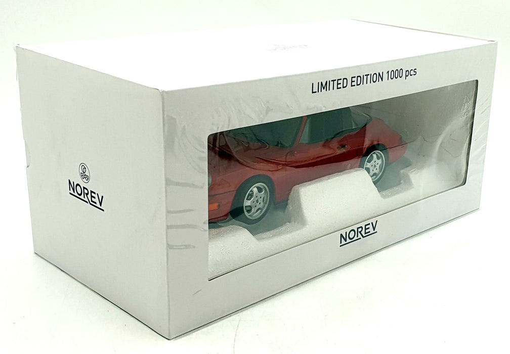 Norev 1/18 Scale 187325 - 1990 Porsche 911 Carrera 4 Targa - Red