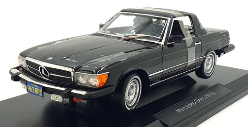 Norev 1/18 Scale 183724 - 1979 Mercedes 450 SL US Version - Metallic Black