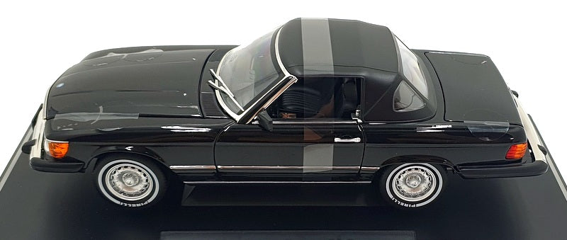 Norev 1/18 Scale 183724 - 1979 Mercedes 450 SL US Version - Metallic Black