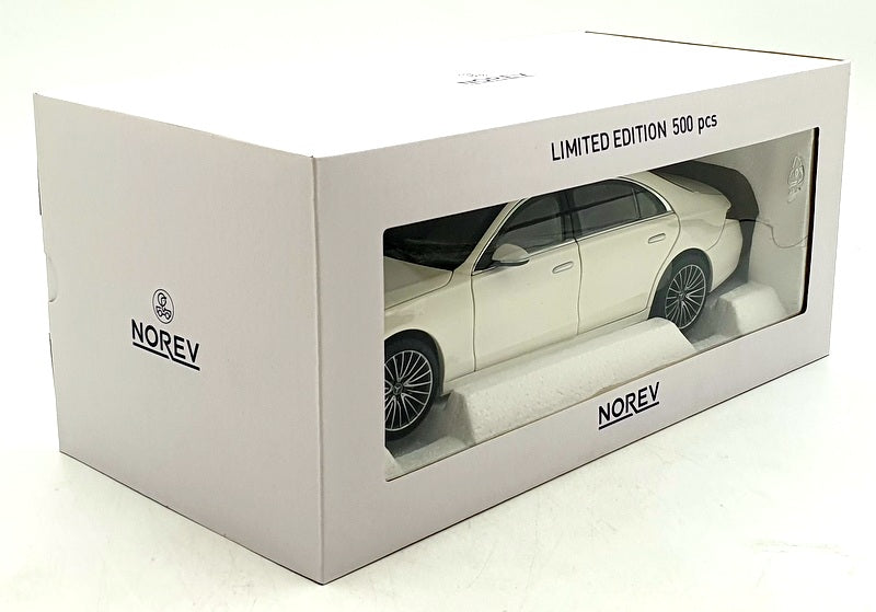 Norev 1/18 Scale 183801 - 2021 Mercedes S Class AMG Line - Metallic White