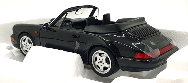 Norev 1/18 Scale 187332 - 1990 Porsche 911 Carrera 4 Cabriolet - Metallic Black