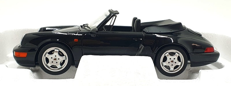 Norev 1/18 Scale 187332 - 1990 Porsche 911 Carrera 4 Cabriolet - Metallic Black