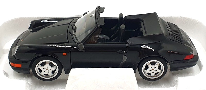 Norev 1/18 Scale 187332 - 1990 Porsche 911 Carrera 4 Cabriolet - Metallic Black