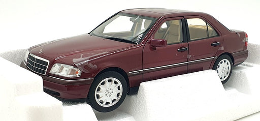Norev 1/18 Scale 183370 - 1993 Mercedes C Class - Almandine Red Metallic