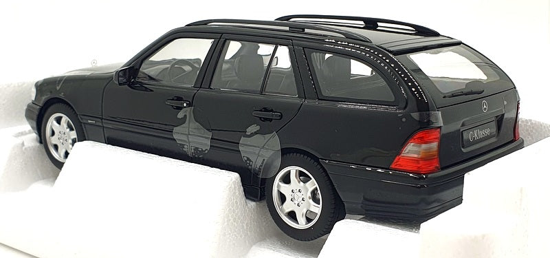 Norev 1/18 Scale 183387 - 1997 Mercedes C Class T-Model Metallic Obsidian Black