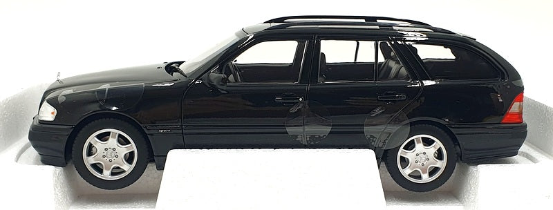 Norev 1/18 Scale 183387 - 1997 Mercedes C Class T-Model Metallic Obsidian Black