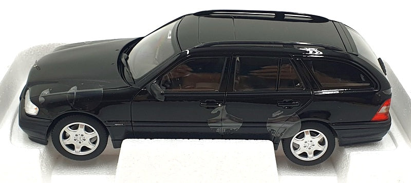 Norev 1/18 Scale 183387 - 1997 Mercedes C Class T-Model Metallic Obsidian Black