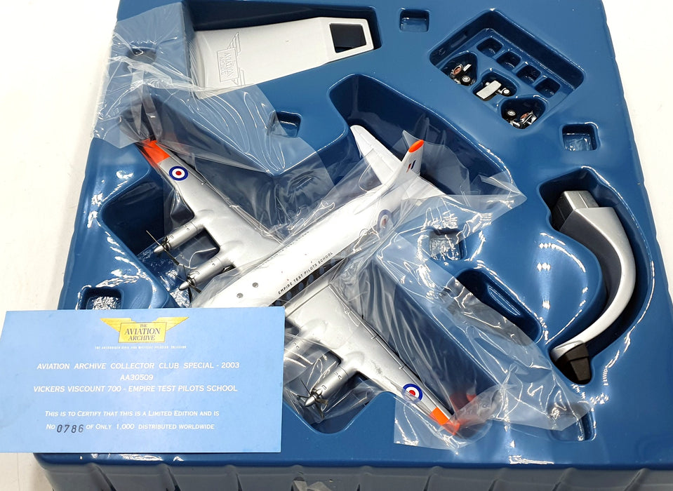 Corgi 1/144 Scale Diecast AA30509 Vickers Viscount 700 Empire Test Pilots School