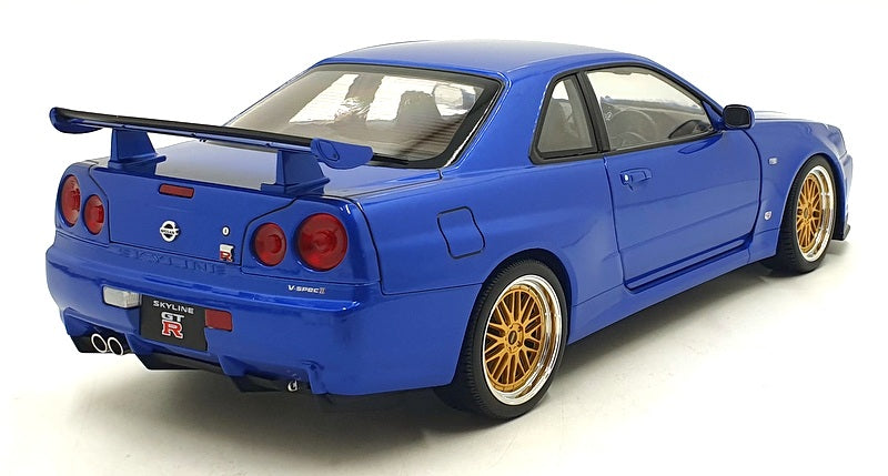KK Scale 1/12 Scale KKDC120211-2 2001 Nissan Skyline GT-R (R34) V-Spec II BBS