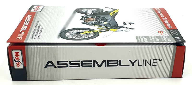 Maisto 1/12 Scale Diecast Kit 39180 - 2023 Husqvarna 701 Supermoto Motorbike Kit