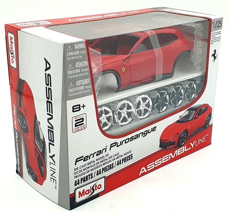 Maisto 1/25 Scale Diecast kit 39141 - Ferrari Purosangue Model Kit