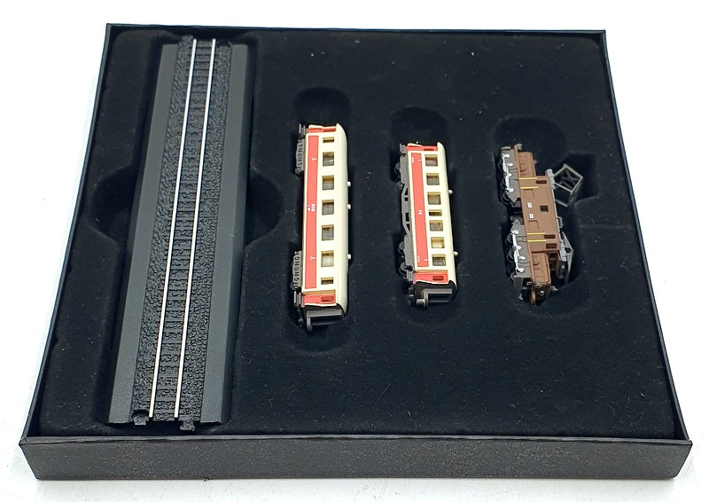 Atlas 1/220 Scale Static Model 7 165 114 - The Glacier Express Loco & 2 Coaches