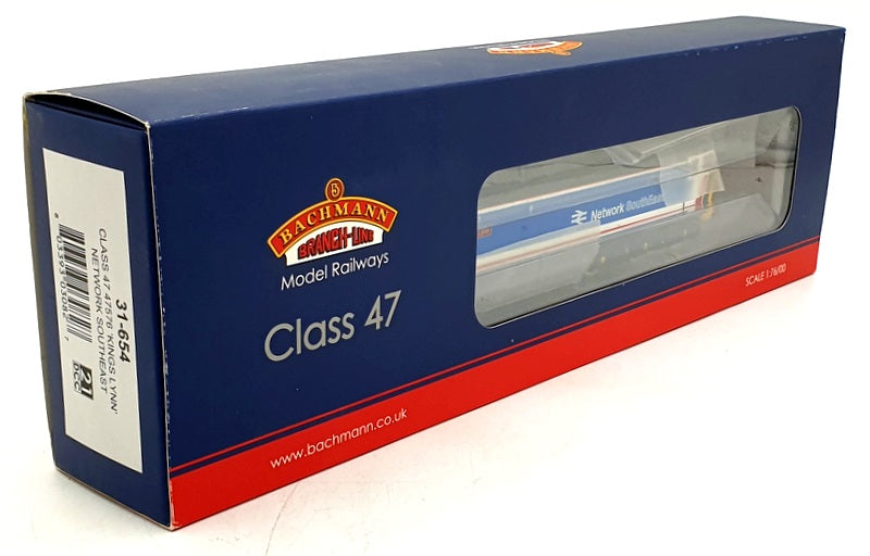 Bachmann OO 1/76 Scale 31-654 - Class 47 47576 'Kings Lynn' Network Southeast