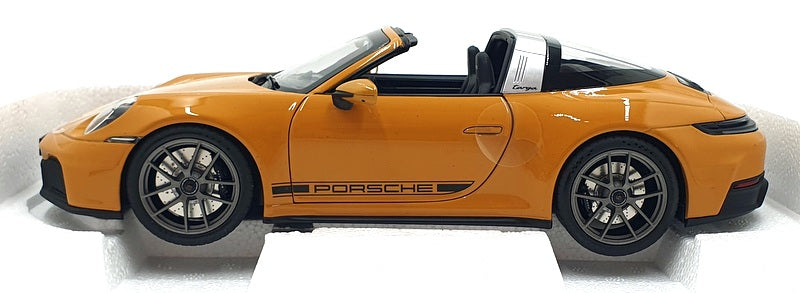 Norev 1/18 Scale 187190 - 2024 Porsche 911 Targa 2024 Baham Yellow